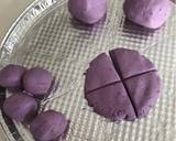 รูปขั้นตอนการทำที่ 4 ของ ขนมเทียนมันม่วงไส้เค็ม (แบบประยุกต์)