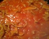 A picture of step 11 of Onion barbecue pork with homemade coleslaw and sweet potatoes.