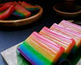 Foto langkah ke 5 dari resep Kue Lapis Rainbow.