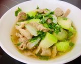 Hình bước làm 4 của món Canh bí đao xanh gầu bò