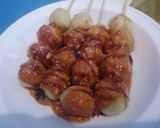 Foto langkah ke 5 dari resep Cilok kuah kacang.