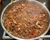 A picture of step 4 of Beef Burritos.