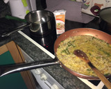 Foto del paso 4 de la receta: Risotto de setas de cardo y espárragos de nuez