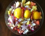 A picture of step 2 of California Farm Lime Juice Salad.
