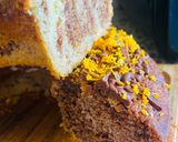 Foto del paso 9 de la receta: BUDÍN MARMOLADO DE 🍊NARANJA🍊 Y 🍫CHOCOLATE🍫 🤩🍊❤️&❤️🍫😋