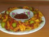 خوراک سیب زمینی سبک برای شام و صبحانه 😋😍
