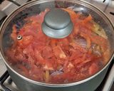 Lecsós karaj 🥩🫑🌶🫑🧄🧅🍅tarhonyával recept fázis 1 fotója