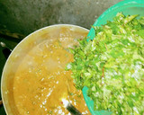 A picture of step 7 of Oha soup.