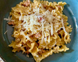 Foto del paso 7 de la receta: Pasta alla norcina y trufa 🥓🧀 (salchichas y trufa)