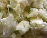 A picture of step 2 of Snake gourd seeds sabzi.