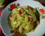 Foto langkah ke 4 dari resep Tumis Labu Siam (Bumbu Iris).