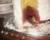 A picture of step 3 of Red velvet cake🎂.