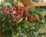Foto del paso 4 de la receta: Tortilla de acelgas con jamón muy fácil y rica en hierro