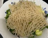 Hình bước làm 5 của món Phở Sắn Trộn Nấm Hầu Thủ Chay