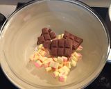 Foto langkah ke 1 dari resep Choco Pannacotta marshmallow.