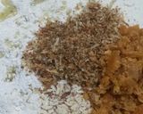 A picture of step 6 of Poha Makhana Ladoo.