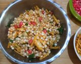 A picture of step 3 of Sabudana khichdi (street style).