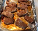 A picture of step 2 of Miso glazed pork ribs.