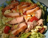 Hình bước làm 5 của món Salad cá hồi xông khói