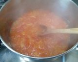 A picture of step 3 of Pasta with tomato, feta and ouzo sauce.