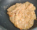 A picture of step 3 of Chicken Alfredo Bread.