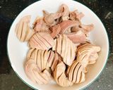 Hình bước làm 2 của món Tim Cật Xào Đọt Bí