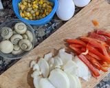 Foto del paso 1 de la receta: Omelette con vegetales salteados en La Planchetta 🍳🫶