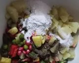 A picture of step 1 of Mix fruits and vegetables salad with hung curd.