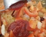 A picture of step 2 of Tomato Rice.