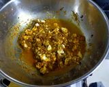 A picture of step 3 of Paneer Bhurji.