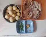 Foto langkah ke 1 dari resep Cumi puyuh saus padang.