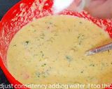 A picture of step 2 of Sooji besan mix veg chila recipe.