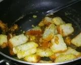 A picture of step 5 of Bread poha recipe (bread upma).