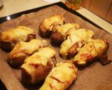 Une image de l'étape 6 de Pommes de terres farcies raclette.