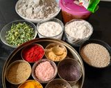 A picture of step 1 of Unique Millet recipe Dhebra.