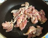 A picture of step 2 of Teriyaki Chicken with Poached Egg.