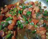A picture of step 2 of Chinese chatpati bhel.