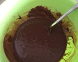 รูปขั้นตอนการทำที่ 2 ของ Black magic cake ไม่ต้องตีช้อนคันเดียวเอาอยู่