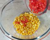 A picture of step 10 of Corn chaat cups (street style).