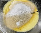 A picture of step 3 of Mimosa Muffins 💛.
