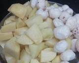 Raseele Potato and fox nut curry recipe step 2 photo