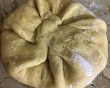 A picture of step 3 of Aloo Ke Parathey.