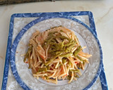 Foto del paso 4 de la receta: Espárragos con fideos