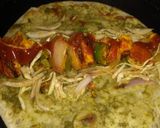 A picture of step 10 of Paneer Tikka kathi Roll.