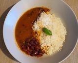 Une image de l'étape 7 de Sauce haricots rouges au lait de coco et curry.