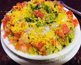 A picture of step 3 of Bhel puri.
