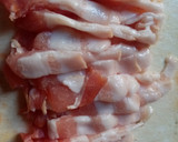 Foto del paso 1 de la receta: Ensalada de espinaca con tocino agridulce