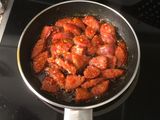 Patatas (blandas) con huevos y chorizo