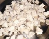 A picture of step 1 of Puff chicken bread.