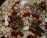 A picture of step 4 of Mayu chana chaat.